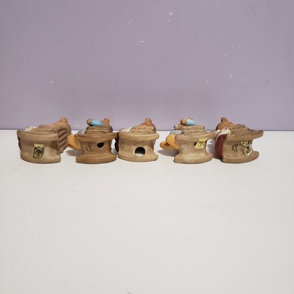 Homco Vintage Rocking Chair Bears Lot of 5 Figurines Home Decor - Picture 5 of 12